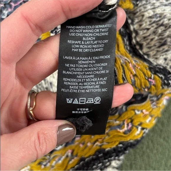 NWT Anthropologie Pilcro Magda Knit Poncho (Price Firm) - Picture 14 of 15